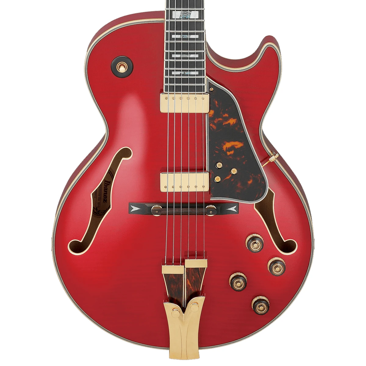 Guitarra eléctrica hollowbody Ibanez GB10SEFM-SRR Sapphire Red