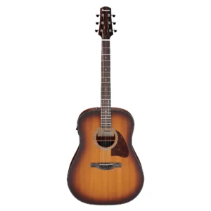 Guitarra electroacústica Ibanez AAD54E-OPN vista frontal completa en acabado poro abierto