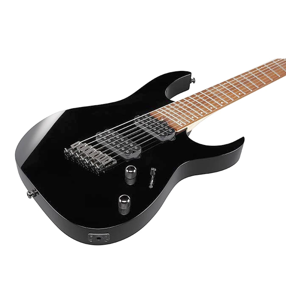 Guitarra eléctrica de 7 cuerdas multiescala Ibanez RGMS7-BK