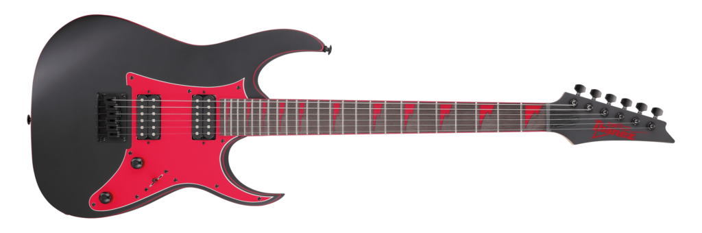 guitarra eléctrica Ibanez GRG131DX-BKF para principiantes