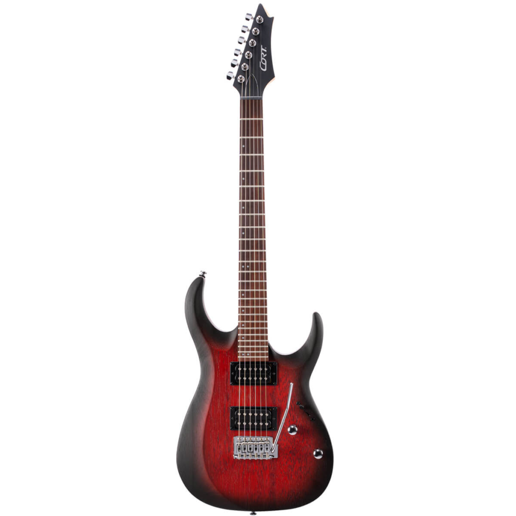 guitarra eléctrica Cort x100 OPBB para principiantes