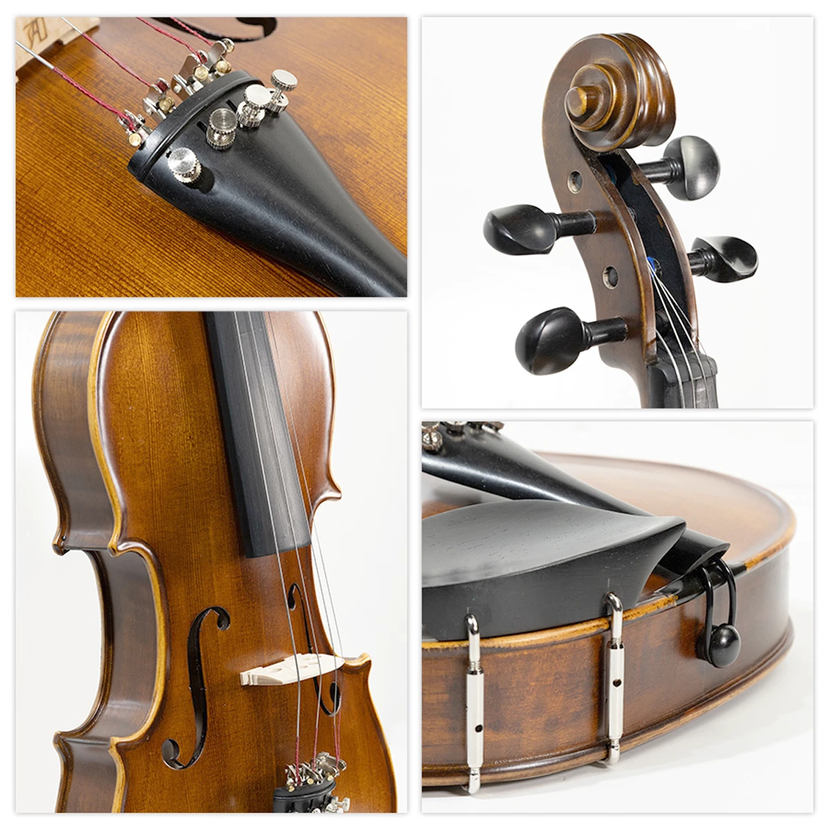 Violín de estudio 4/4 Amadeus Cellini MV100-1 acabado madera natural
